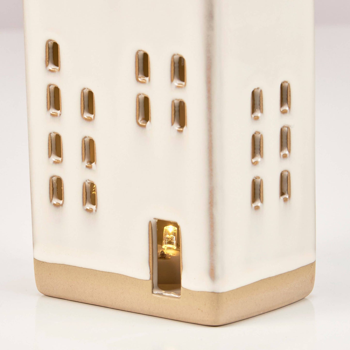 Lighted House Figurine Set -