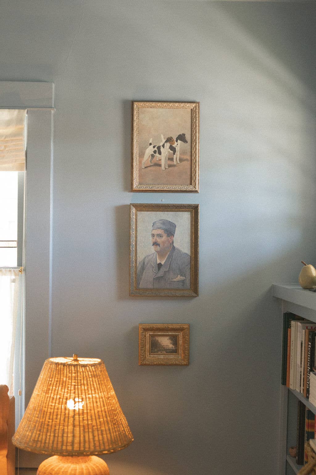 The Creek Framed Antique Art -