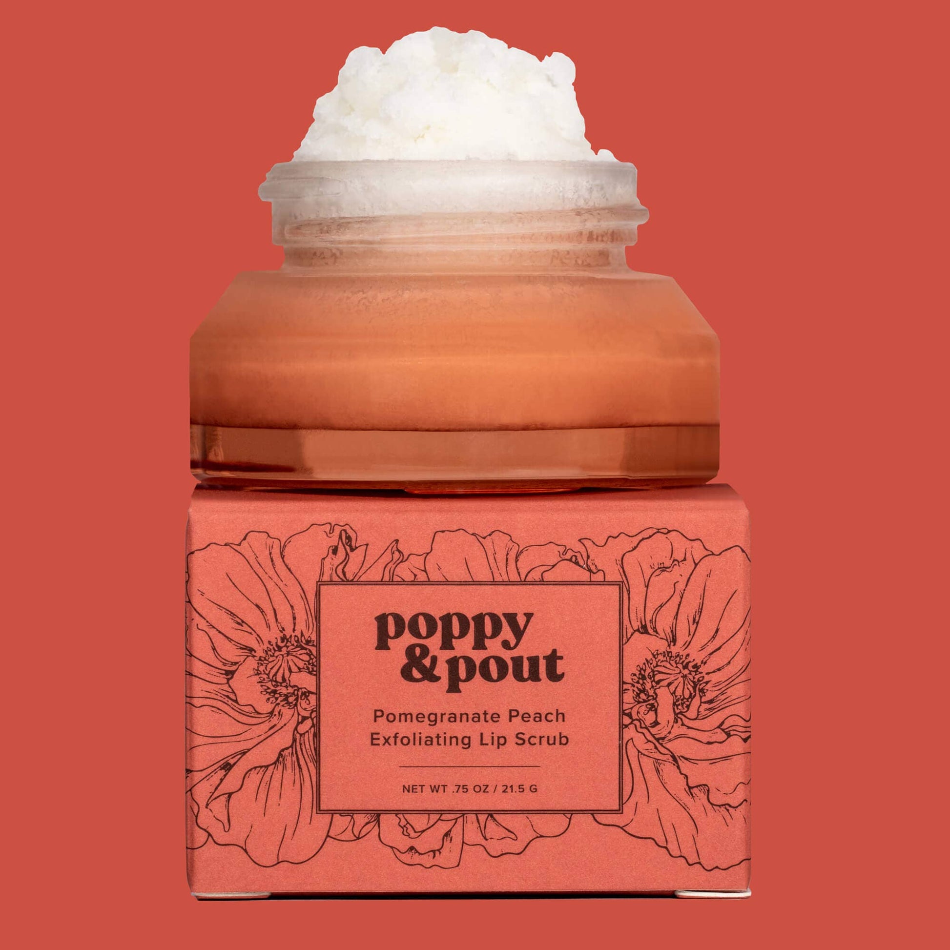 Lip Scrub, Pomegranate Peach -