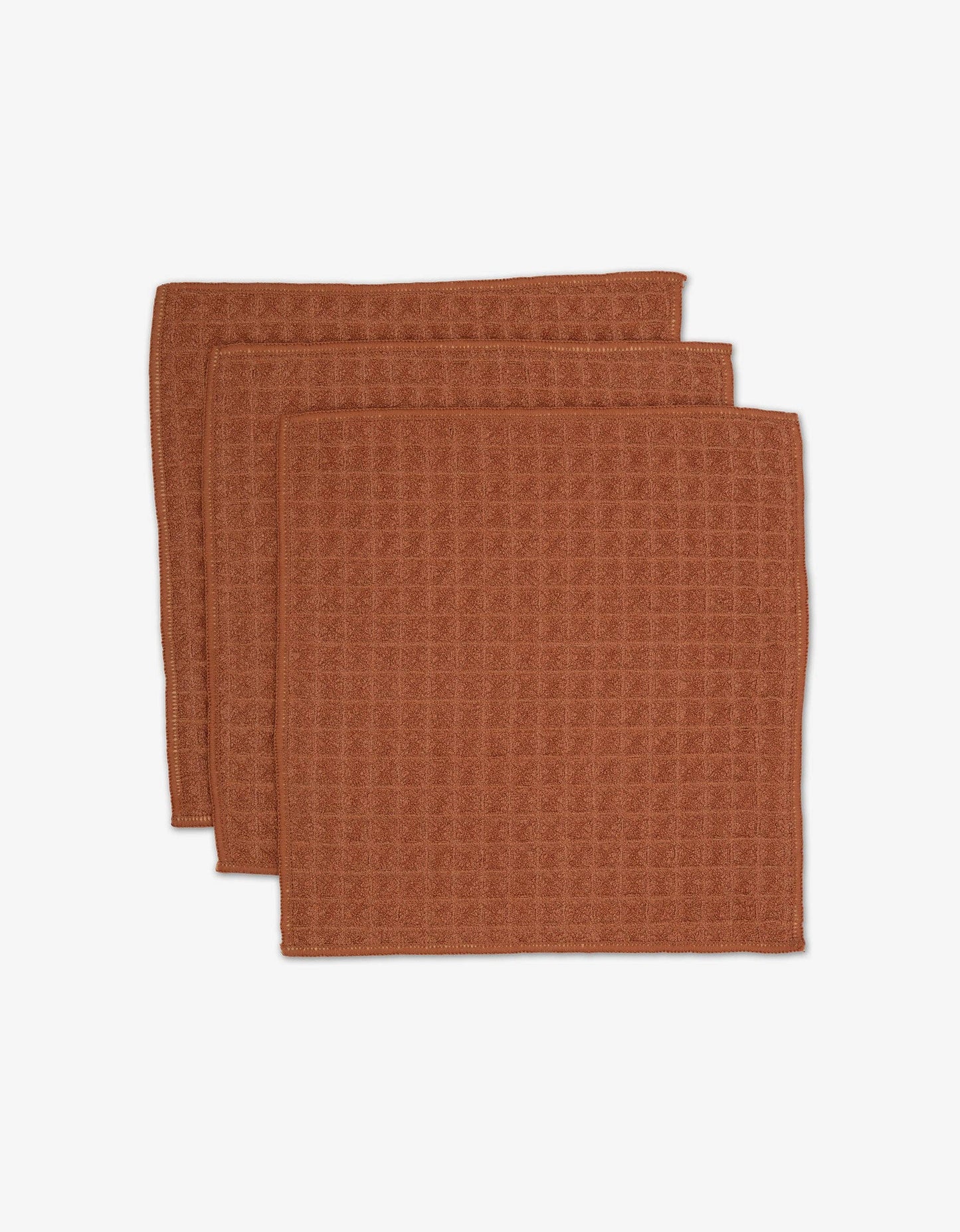 Clay Waffle Washcloth Set - Washcloths