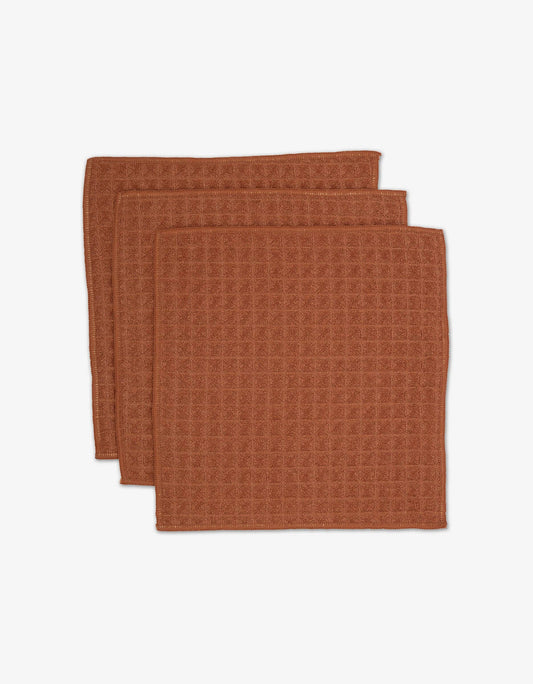 Clay Waffle Washcloth Set - Washcloths