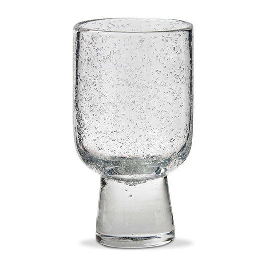 Bubble Glass Footed All Purpose Clear Everyday