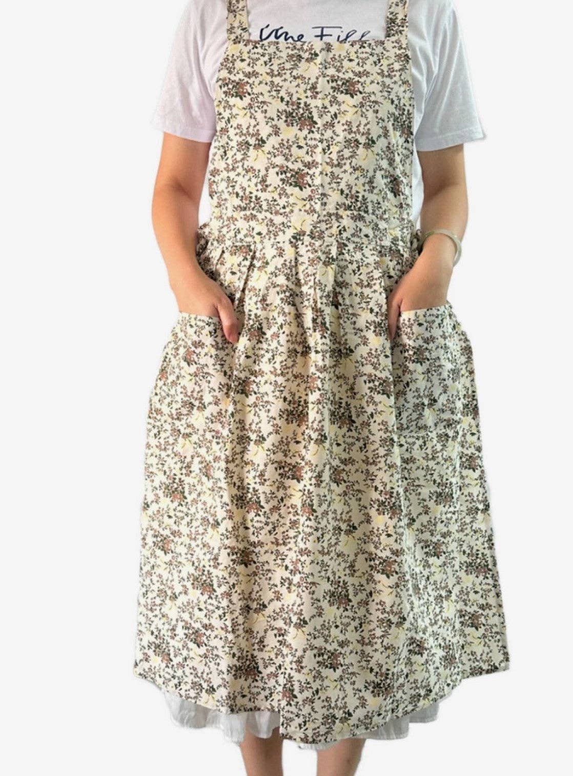 Cotton Flower Apron -