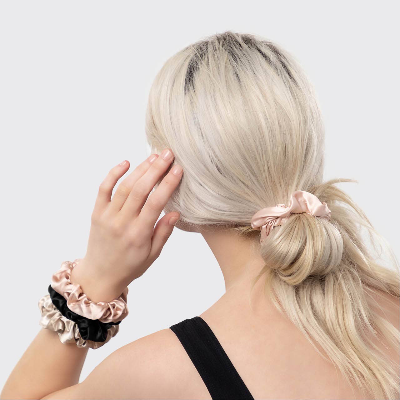 Satin Sleep Scrunchies 5pc - Assorted -