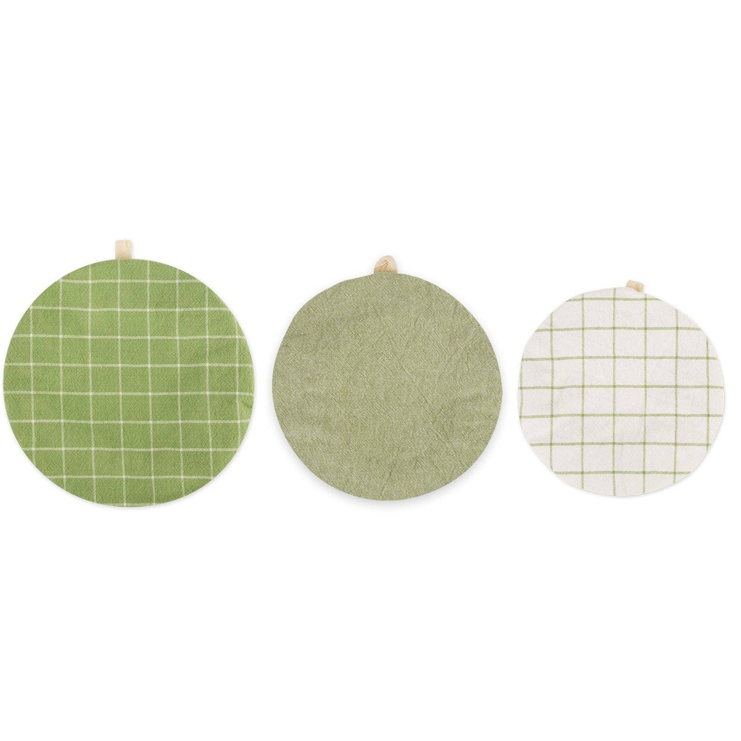Clover Dish Covers Set of 3 - Kitchen Linens Sets