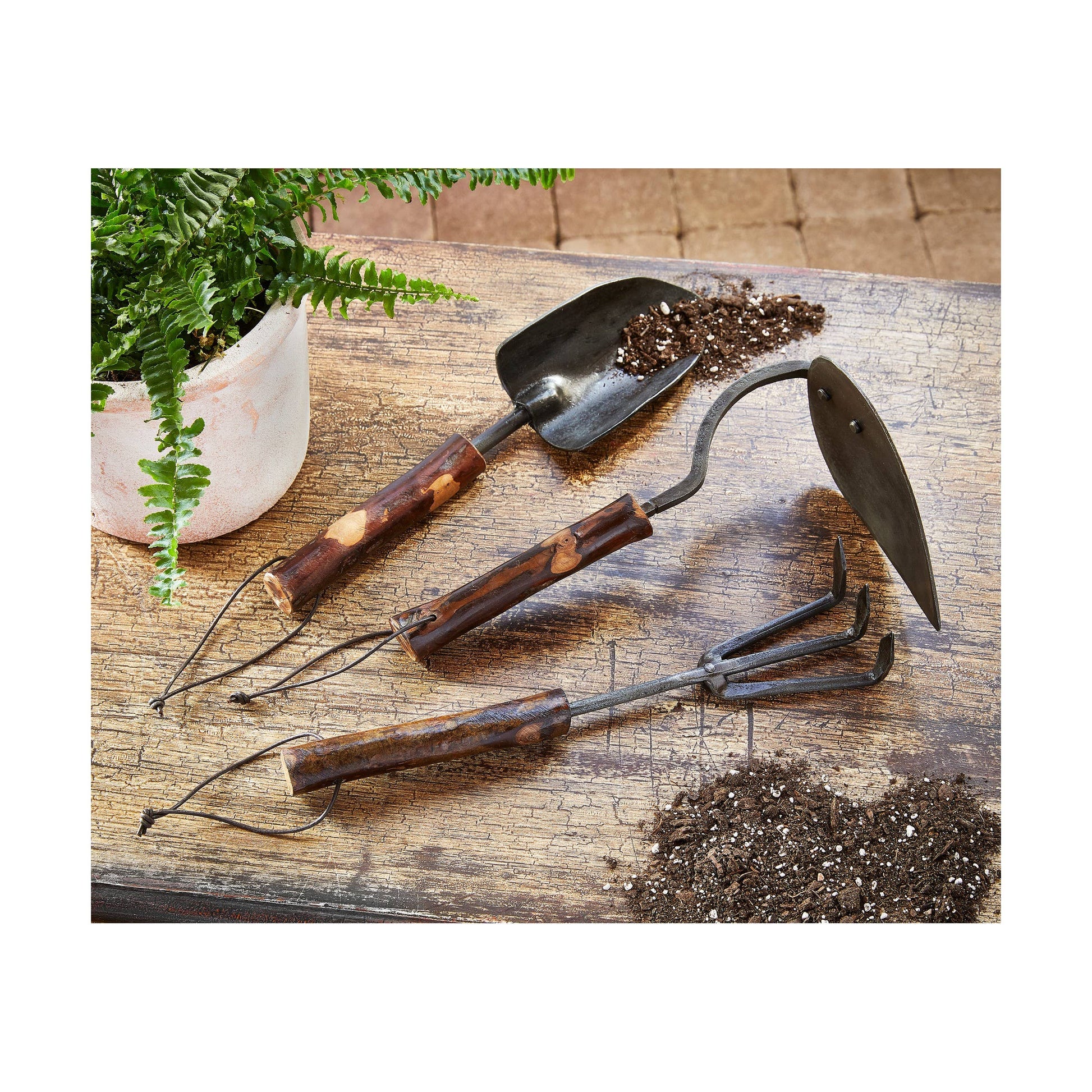 Gardener Hand Hoe Brown Multi Iron Summer -