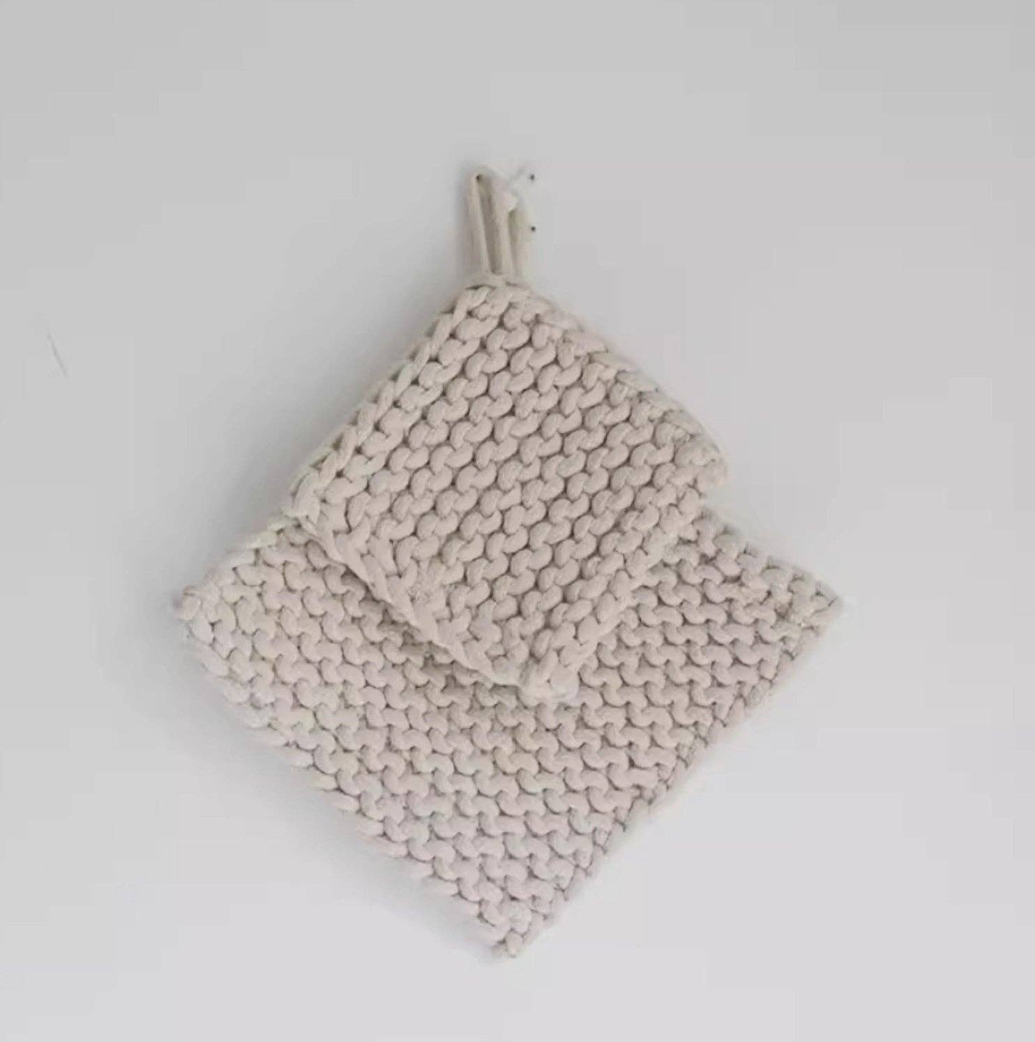 Cotton Crocheted Pot Holder -