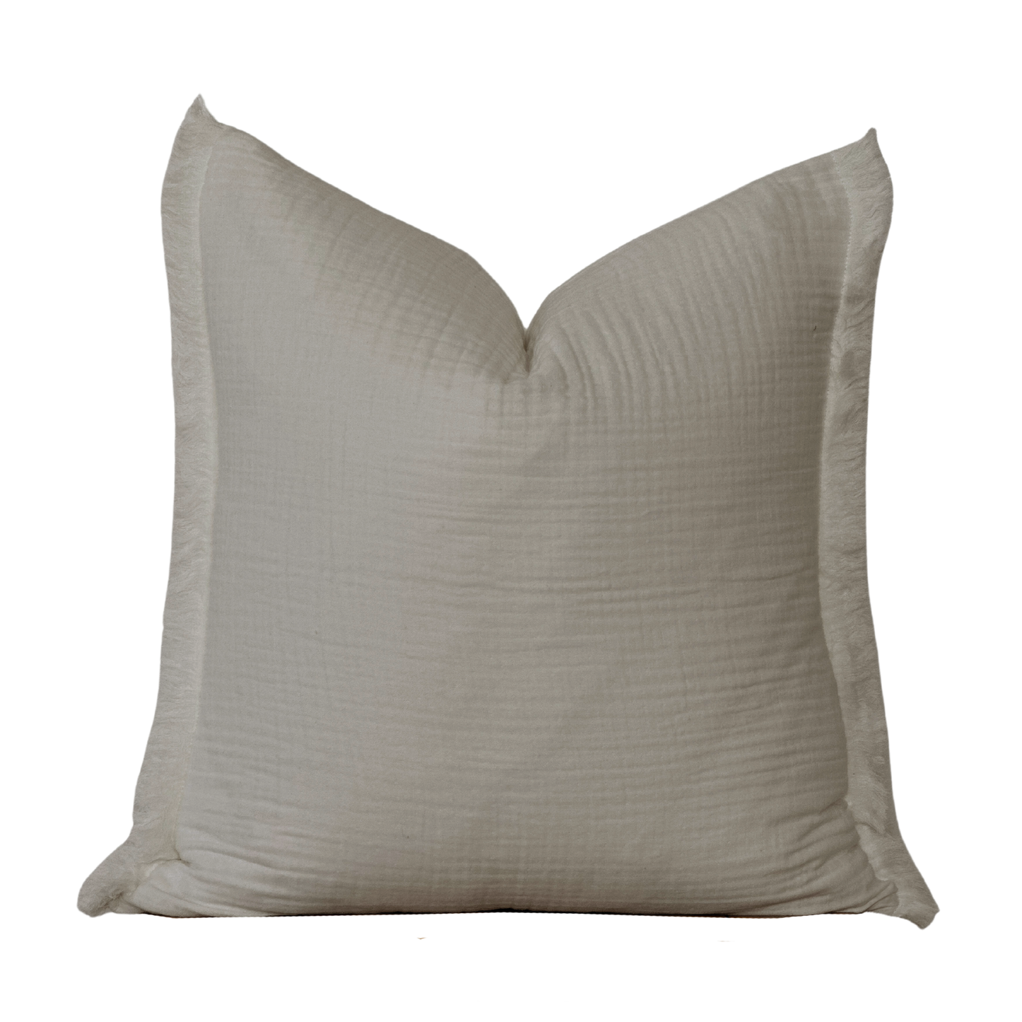 Gauze Fringe Pillow Cover -