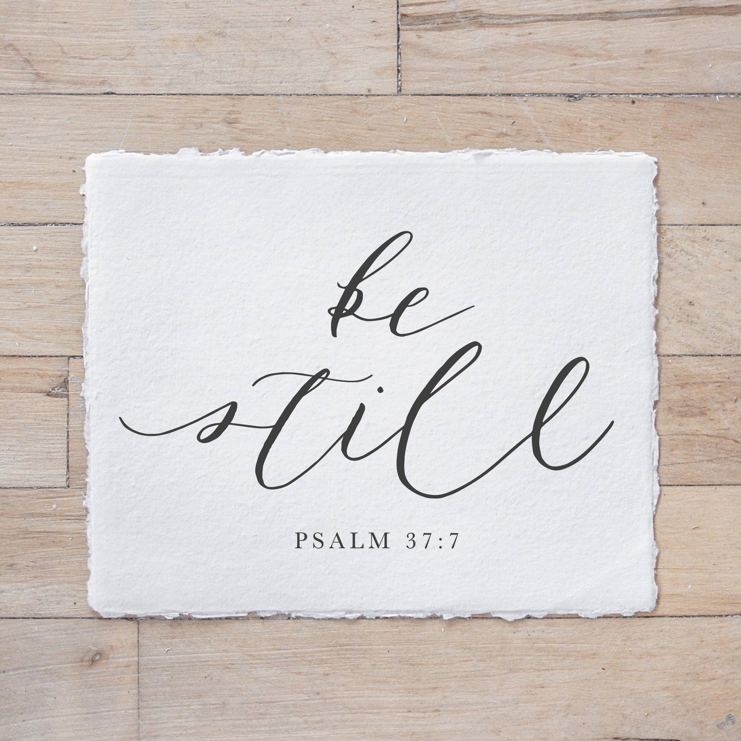Be Still Calligraphy Print - Prints