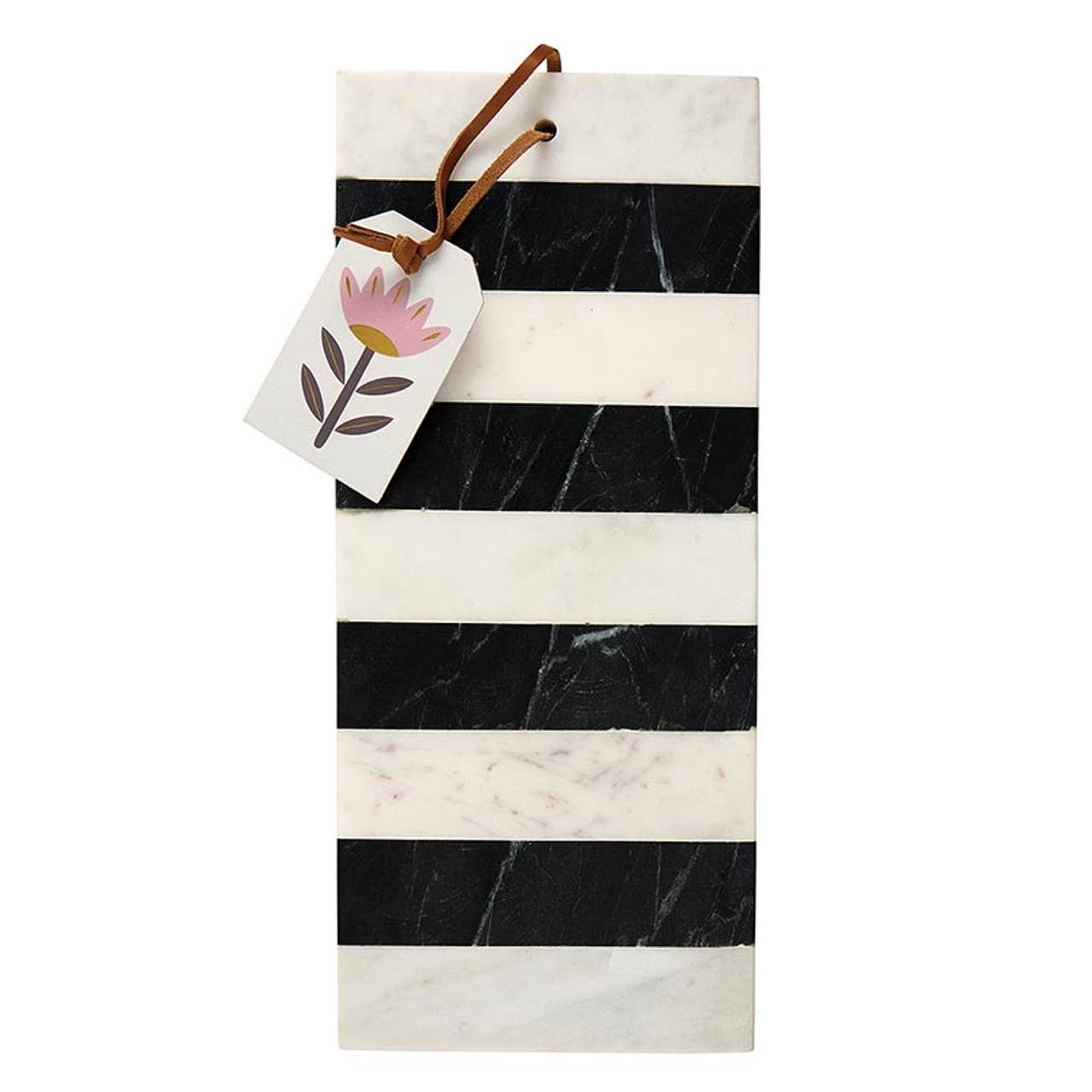 Black Stripe Marble Board -