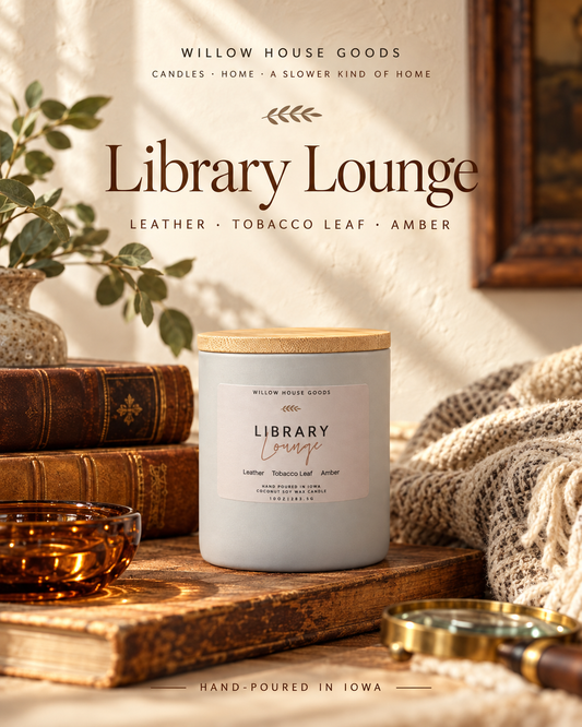 Library Lounge Candle – 10 oz