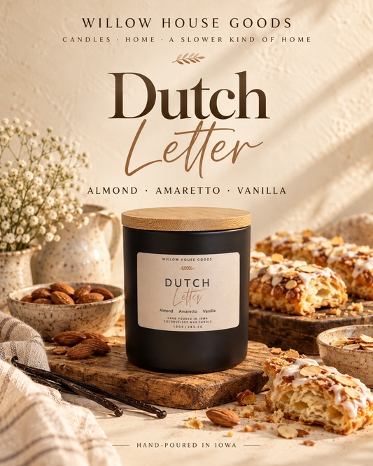 Dutch Letter Candle – 10 oz