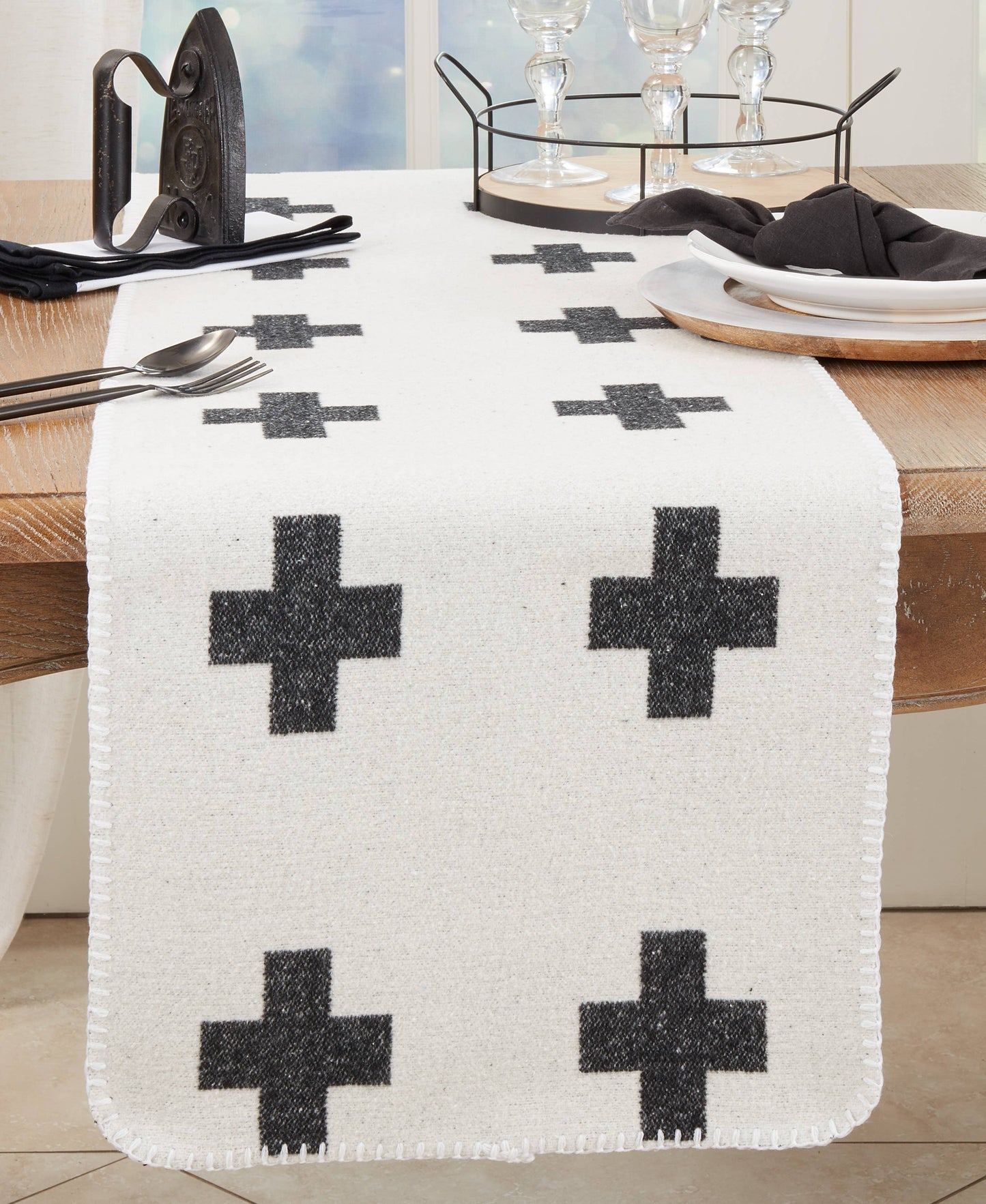 Reversible Plus Sign Runner - Table Runners