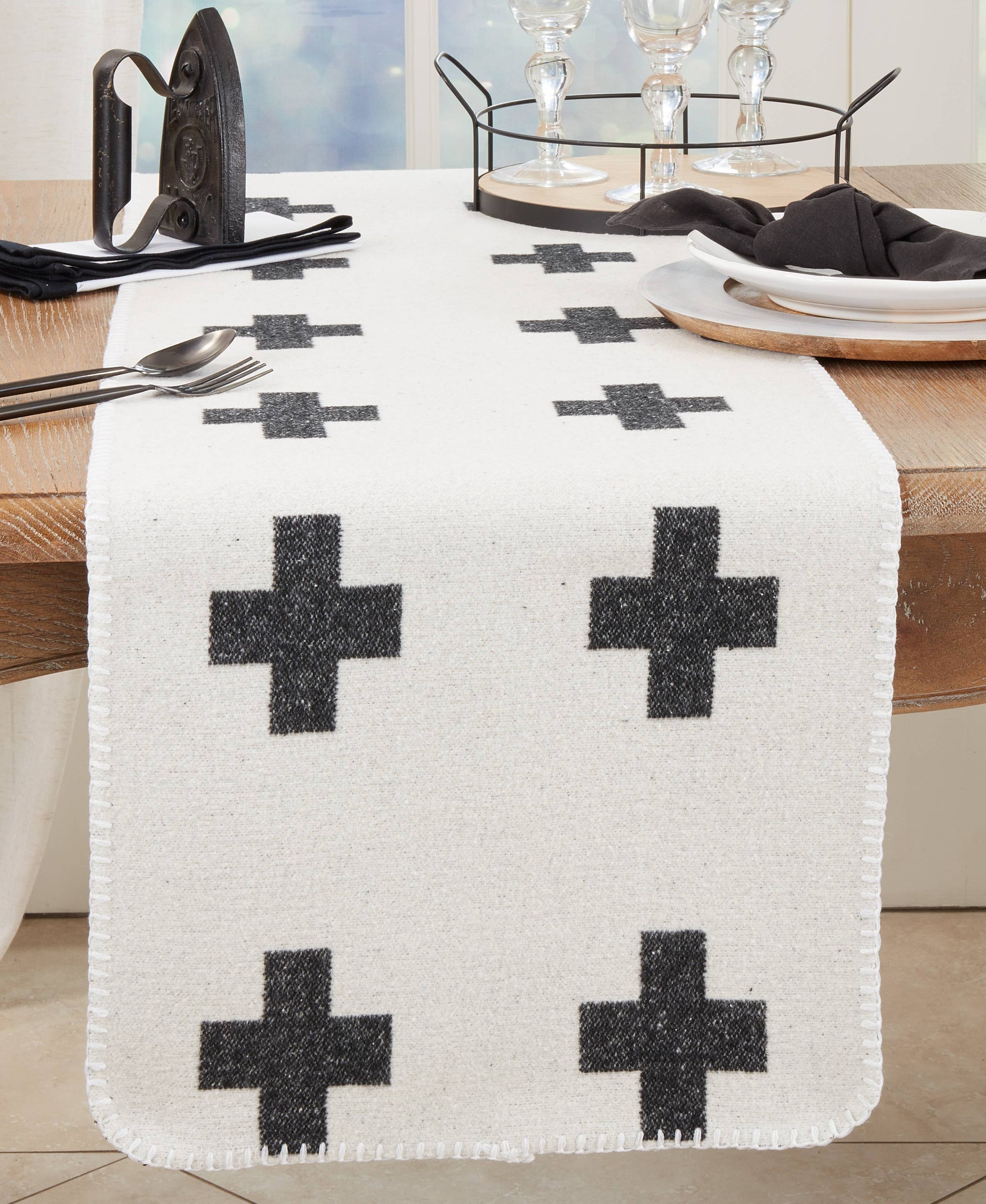 Reversible Plus Sign Runner - Table Runners