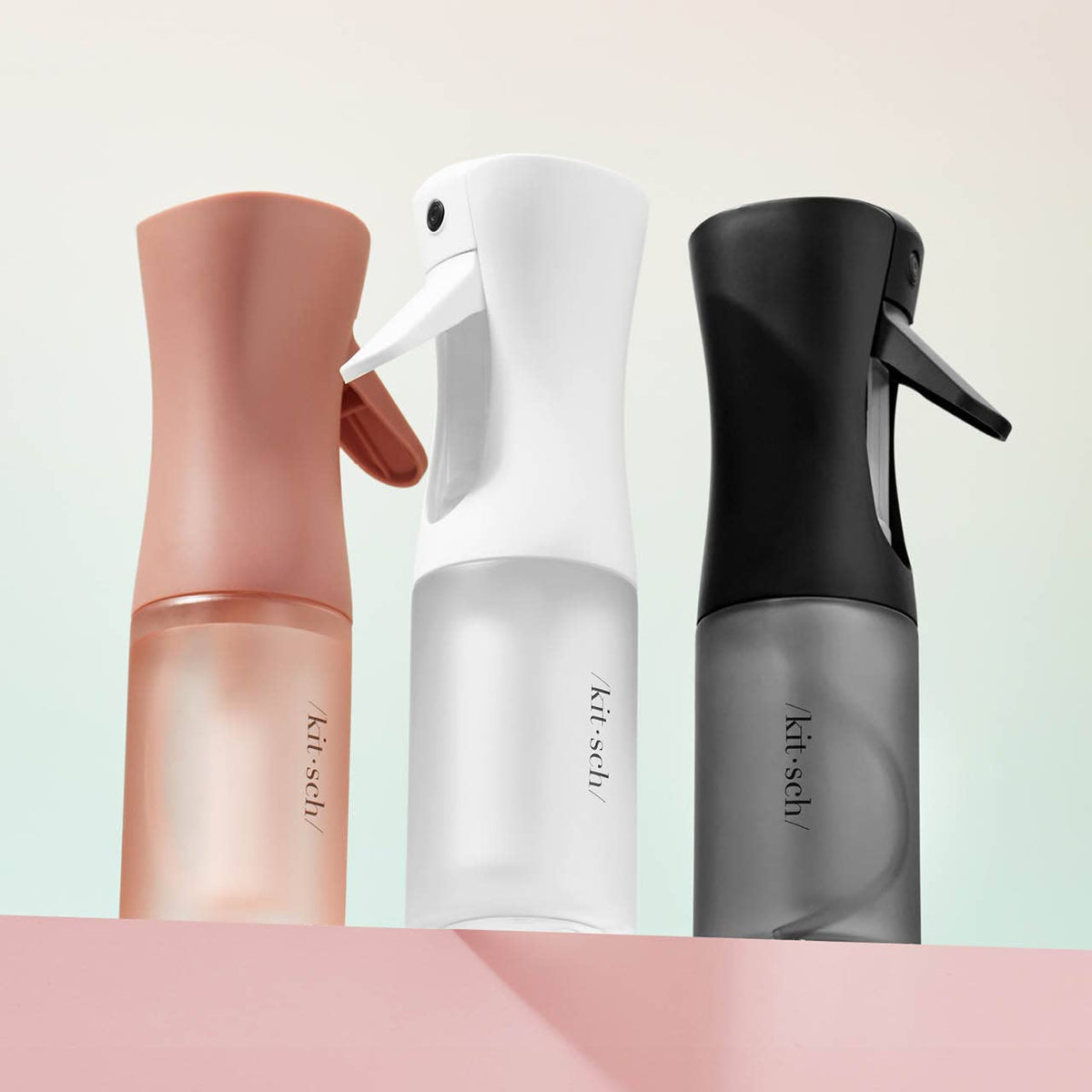 Recycled Plastic Fine Mist Spray Bottle Hair Skincare Terracotta Compact