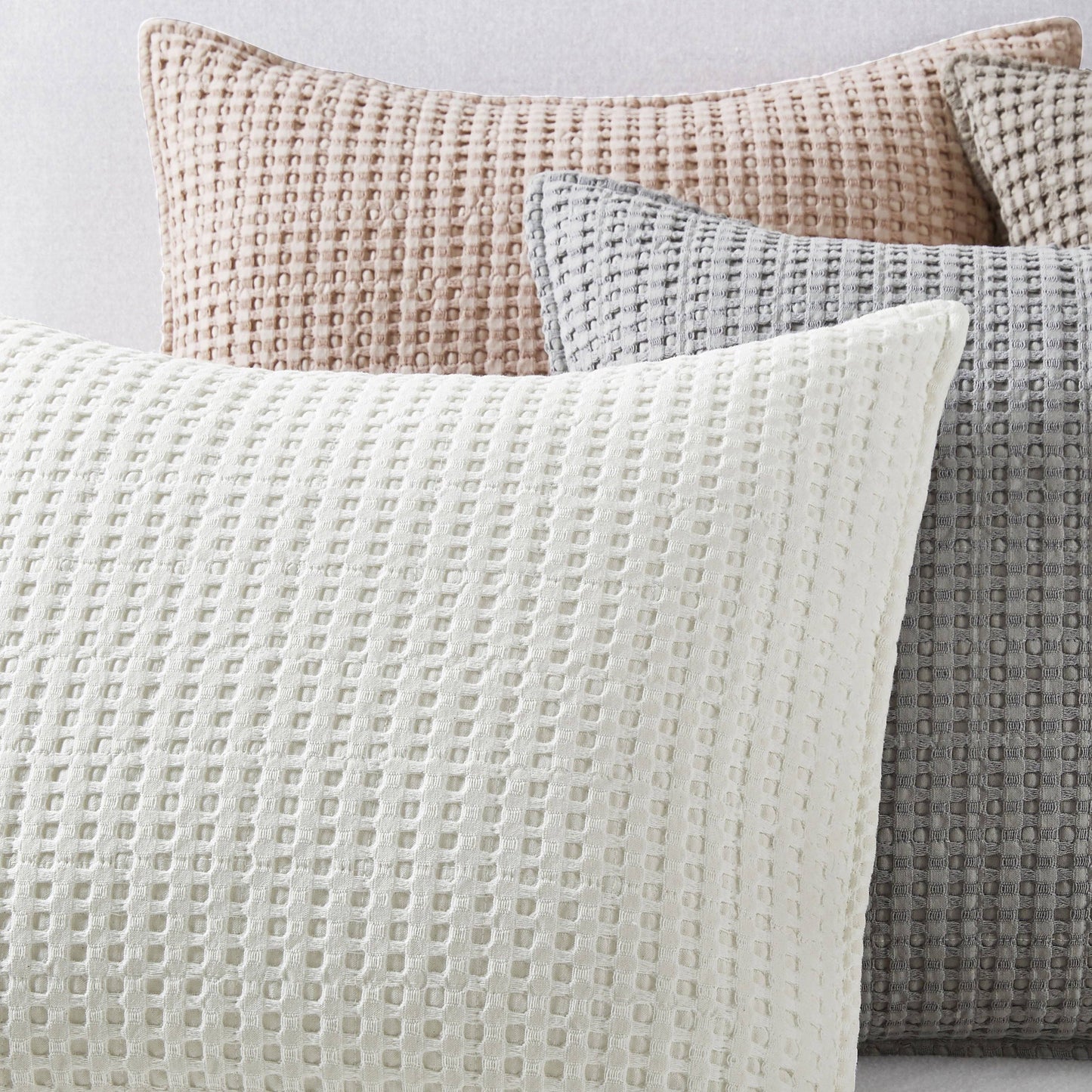 Mills Waffle Square Pillow - Uncategorized