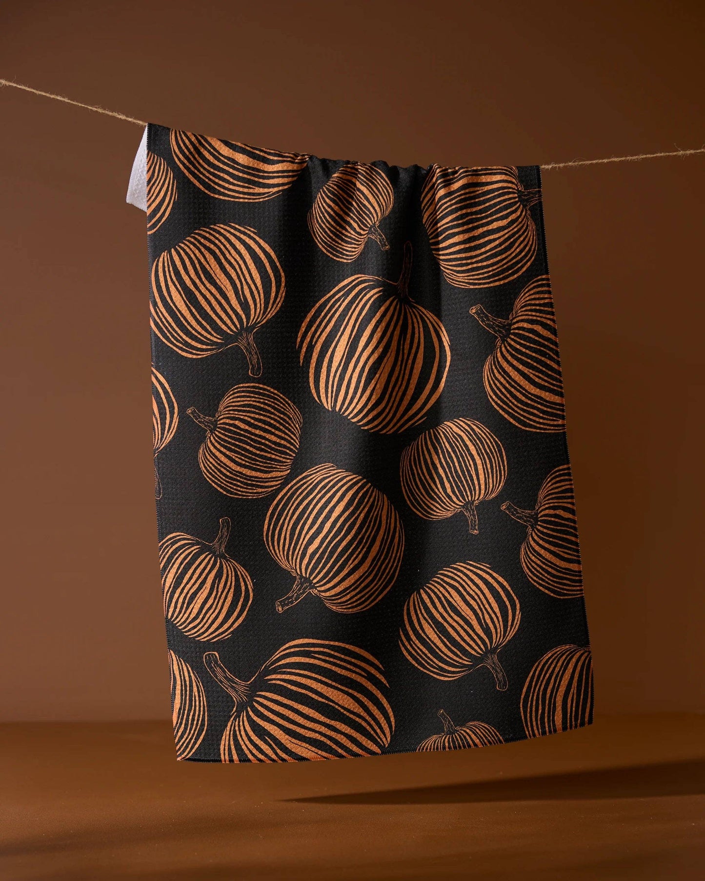 Pumpkin Noir Tea Towel -