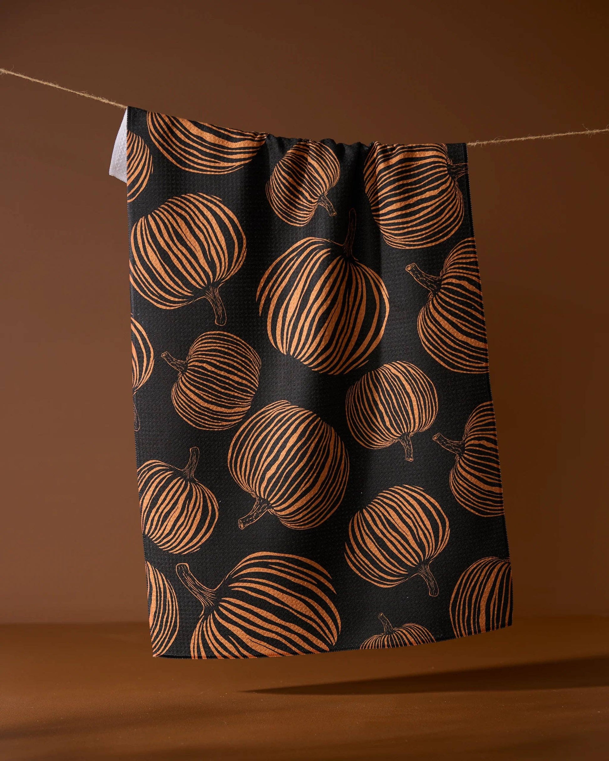 Pumpkin Noir Tea Towel -