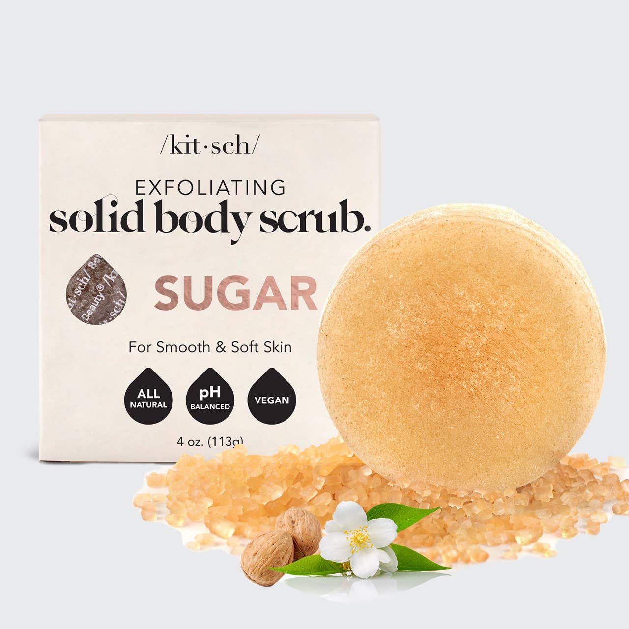 Sugar Exfoliating Body Scrub Bar -
