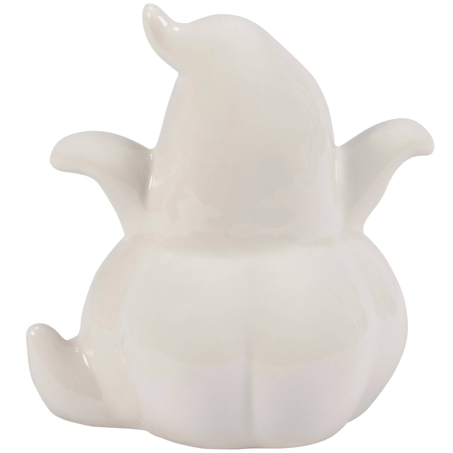 Lighted Ghost Pumpkin Figurine -