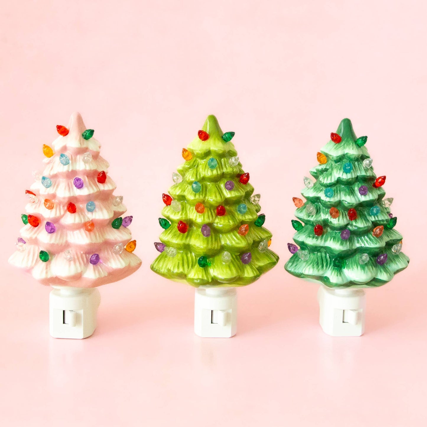 Vintage Tree Night Light | Retro Green -