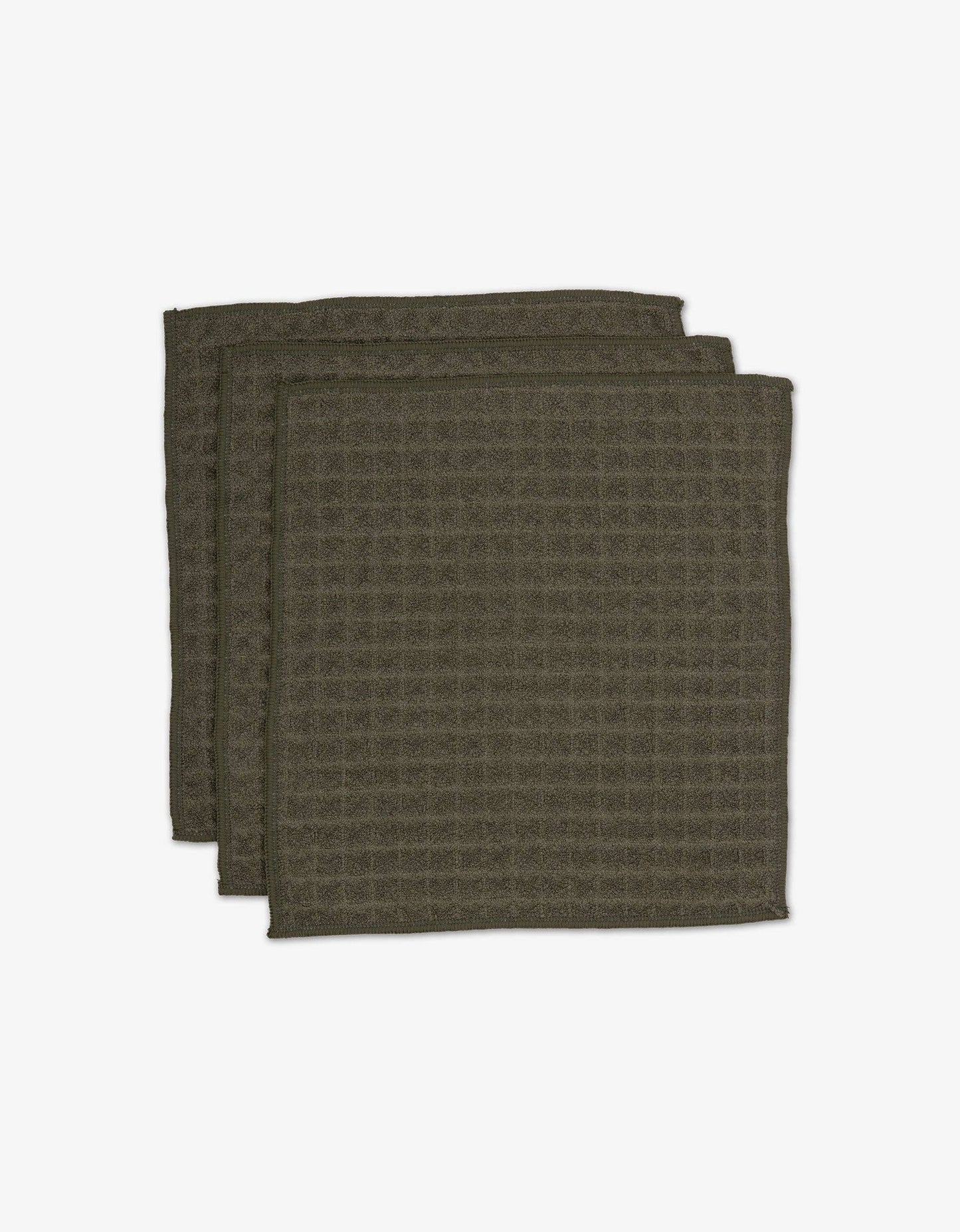 Forest Waffle Washcloth Set - Washcloths