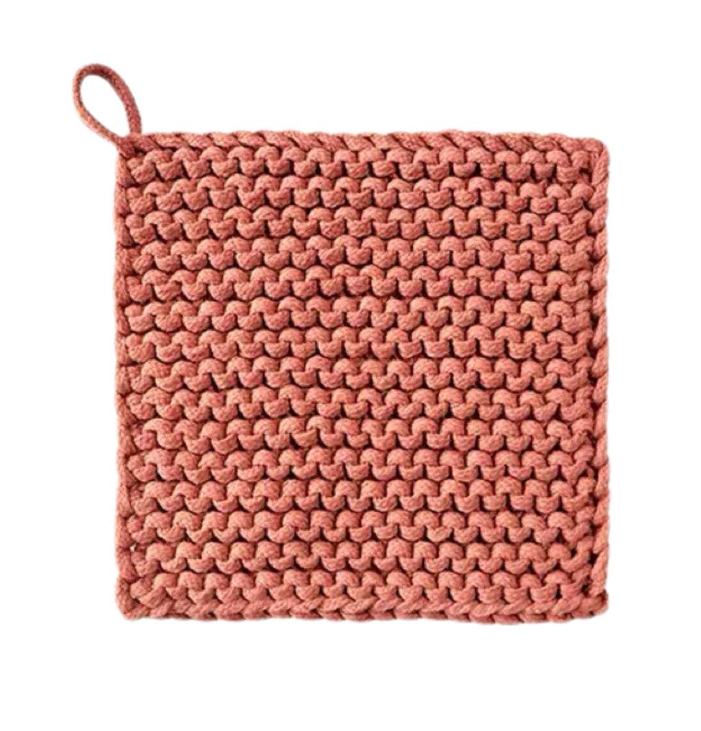 Cotton Crocheted Pot Holder -