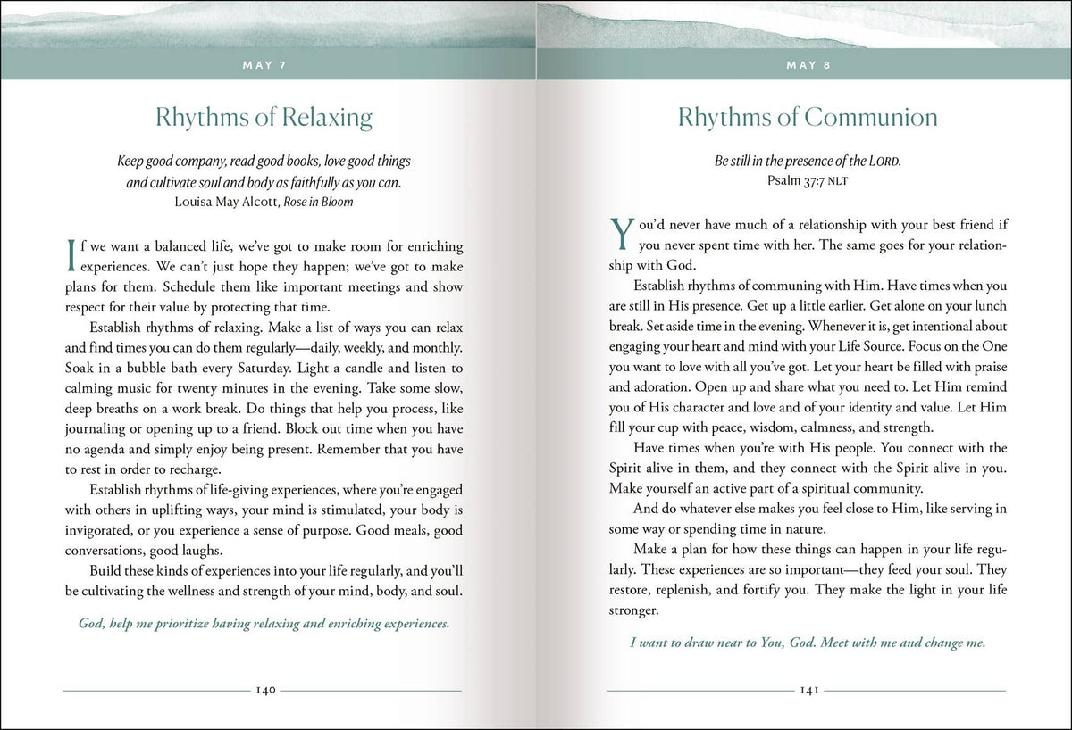 Calm Your Anxious Mind Hardcover With Scripture Promises And Prayer Prompts