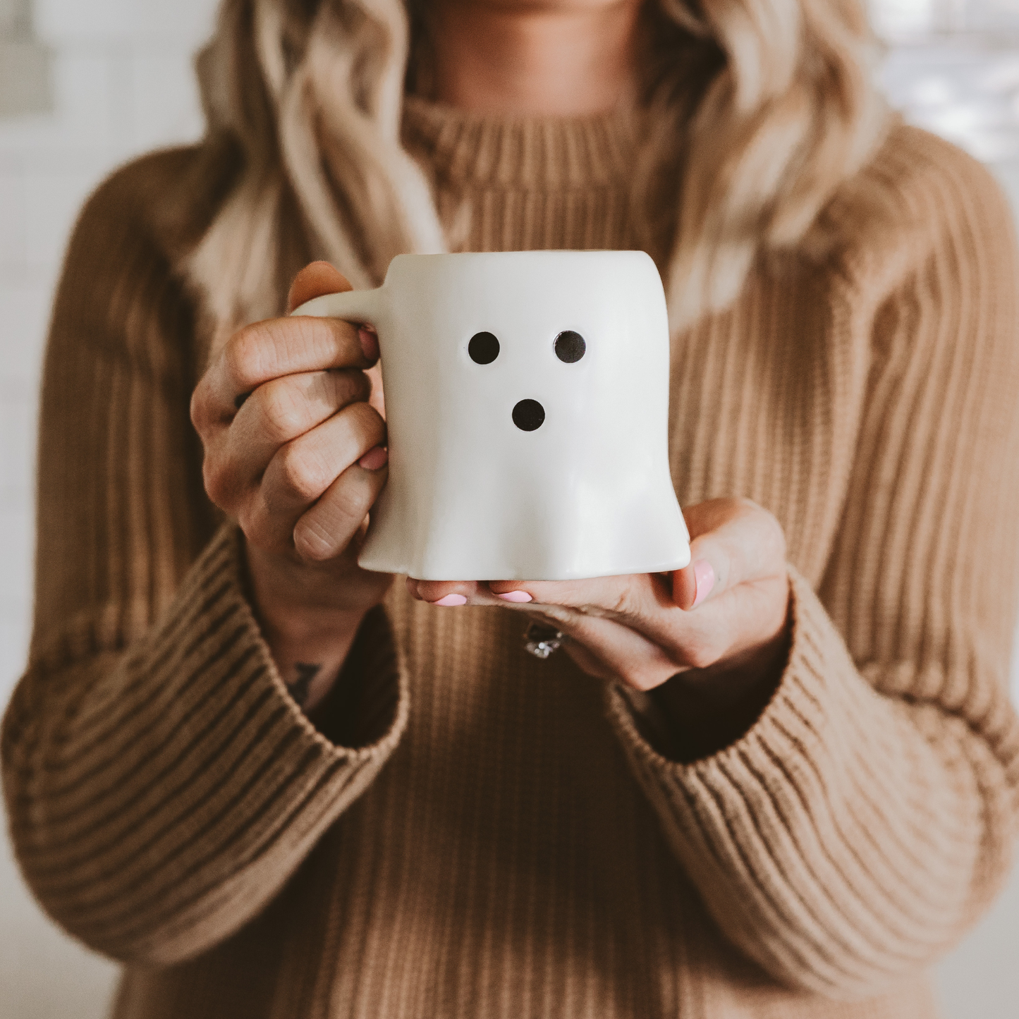 Ghost Coffee Mug - Halloween & Fall Decor -