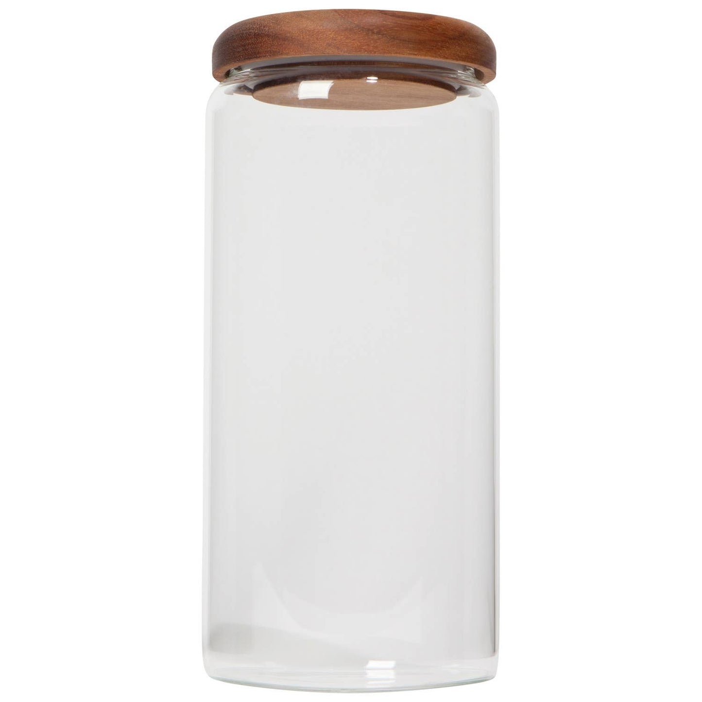 Glass Jar with Acacia wood lid - 42 oz - Food Storage Containers