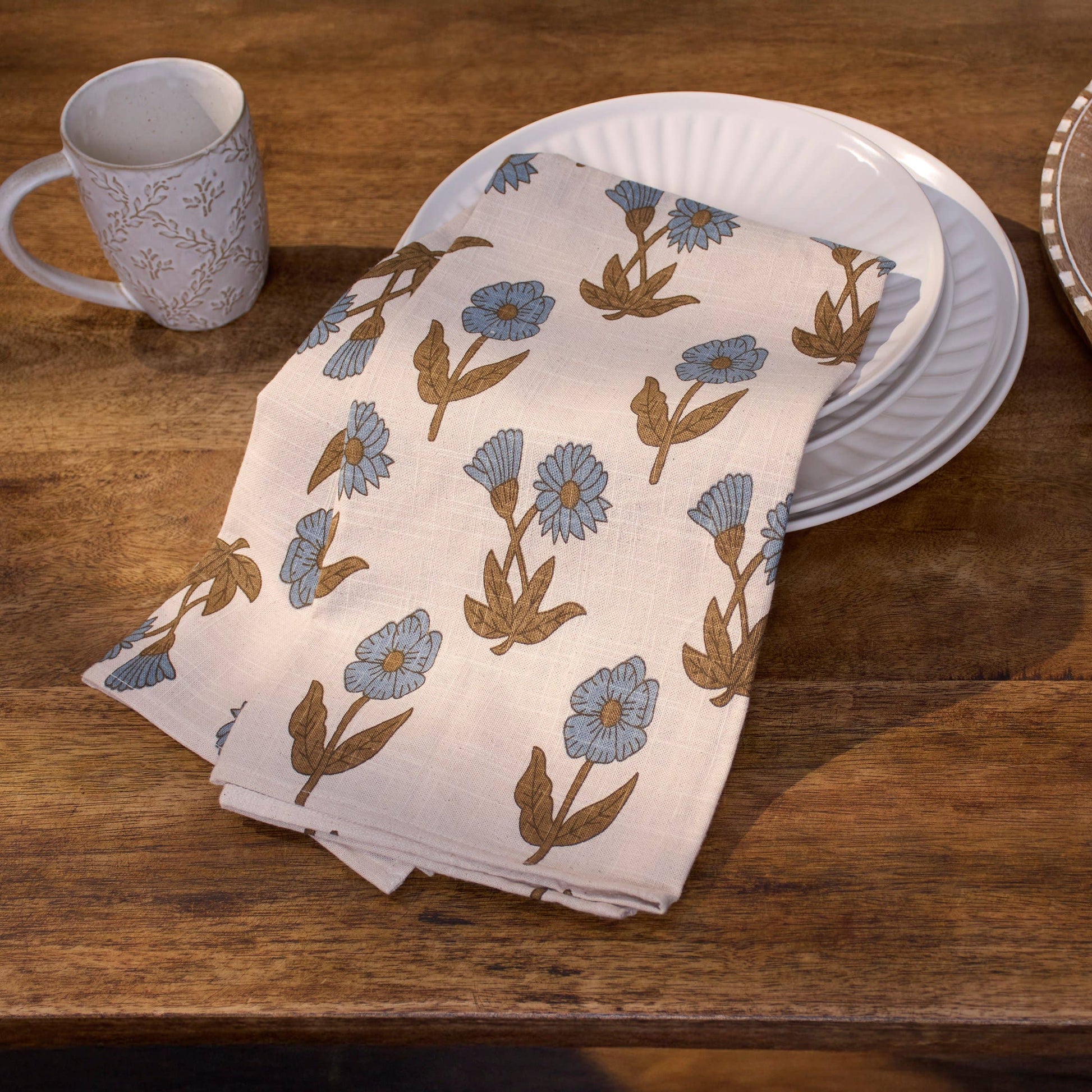 Floral Cottage Kitchen Towel -