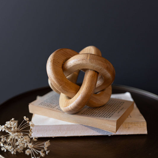 Olin Wood Knot Decorative Accent -