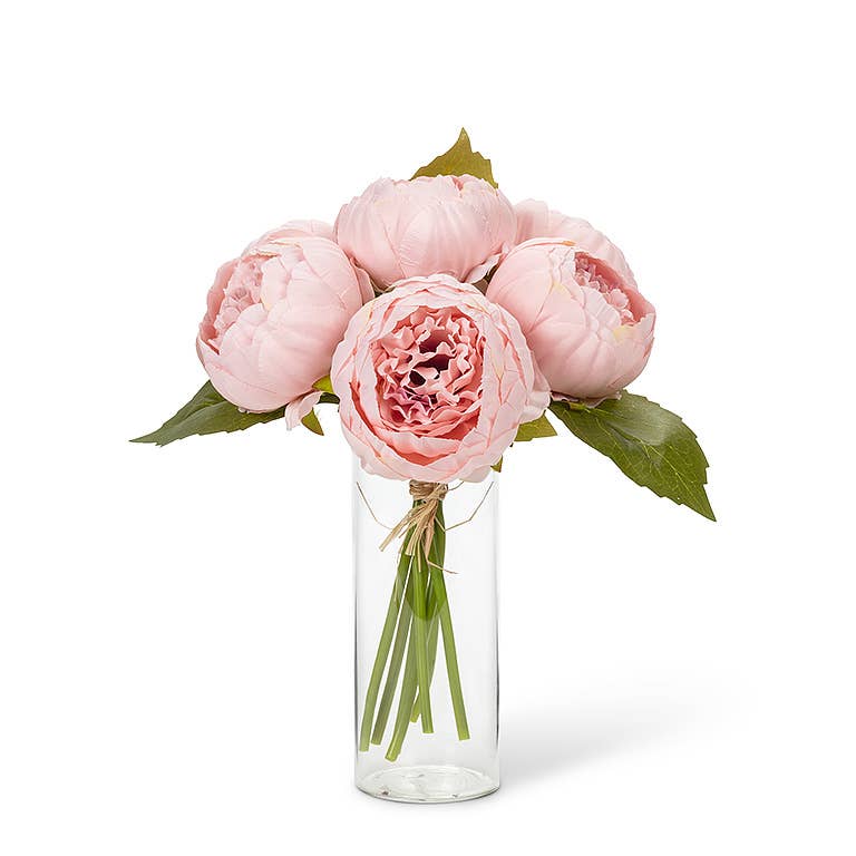 Full Peony Bouquet - 10"H -
