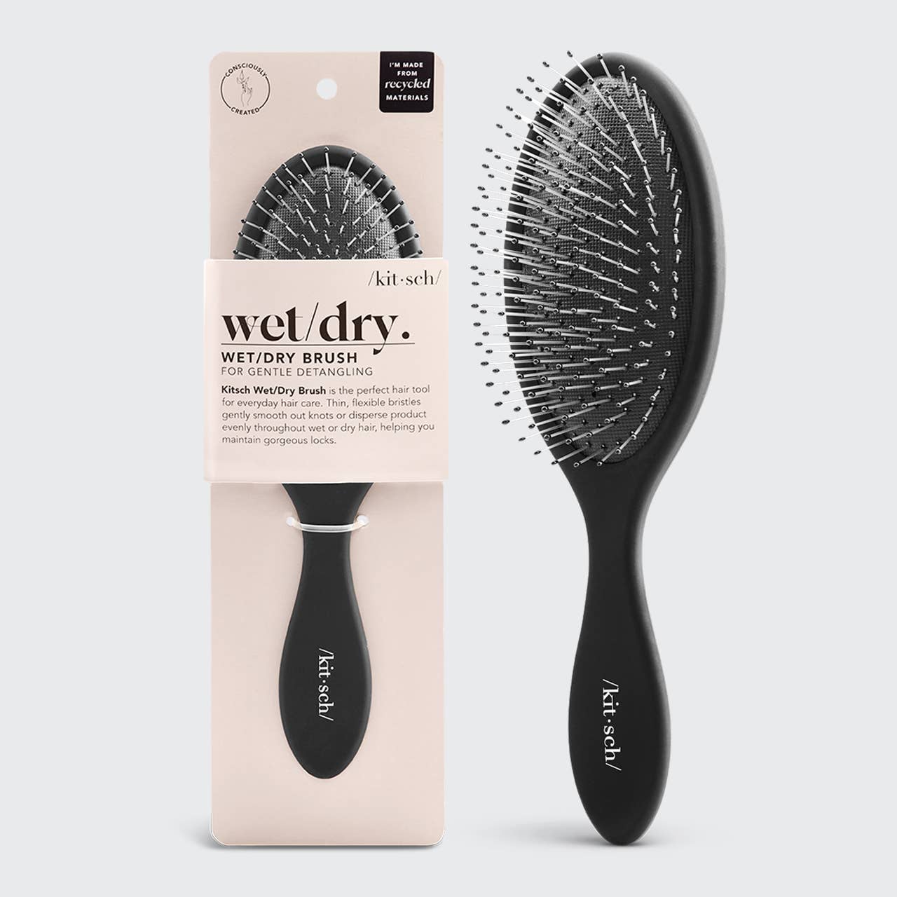 Wet/Dry Brush in Recycled Plastic -
