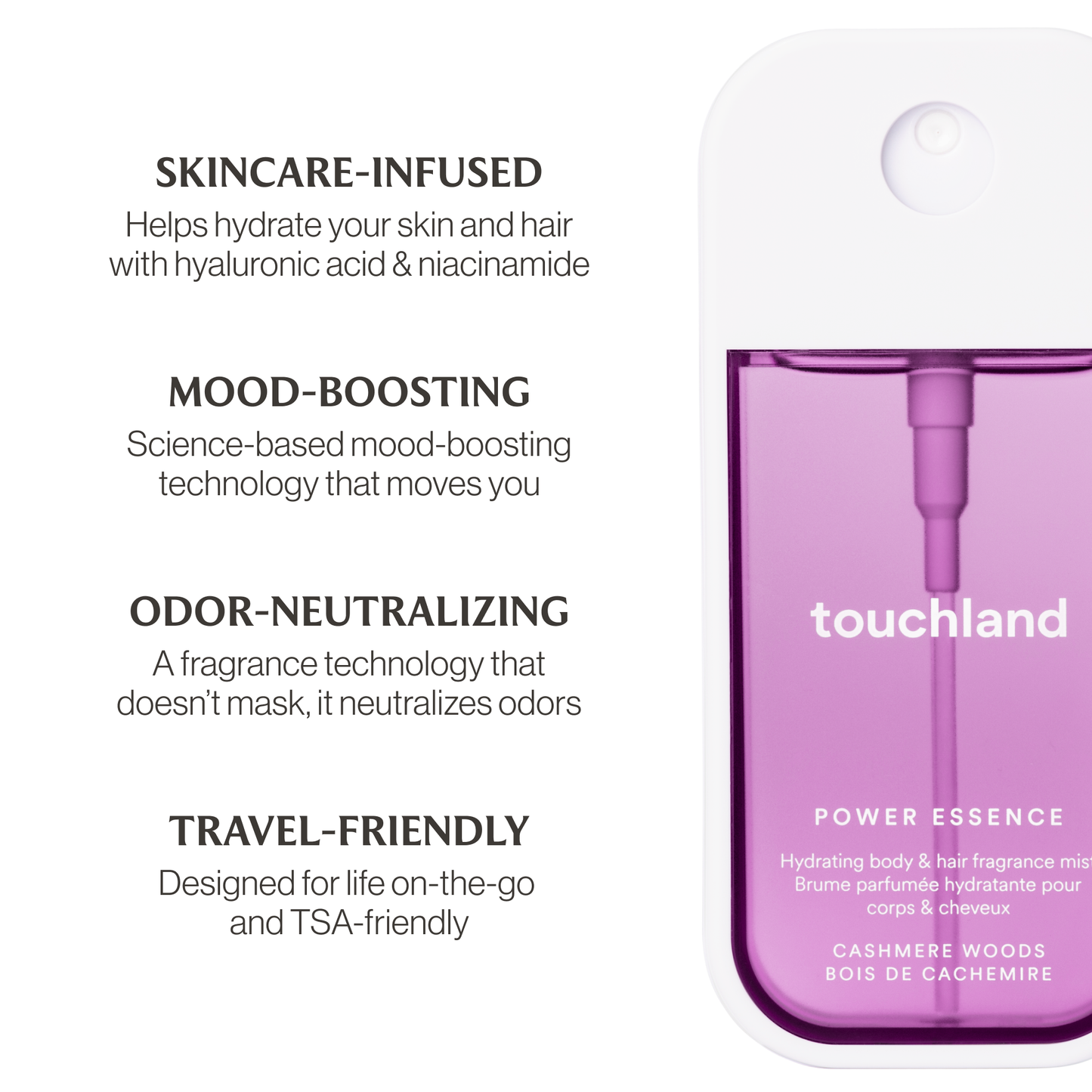 Cashmere Woods Power Essence Body & Hair Fragrance Mist -