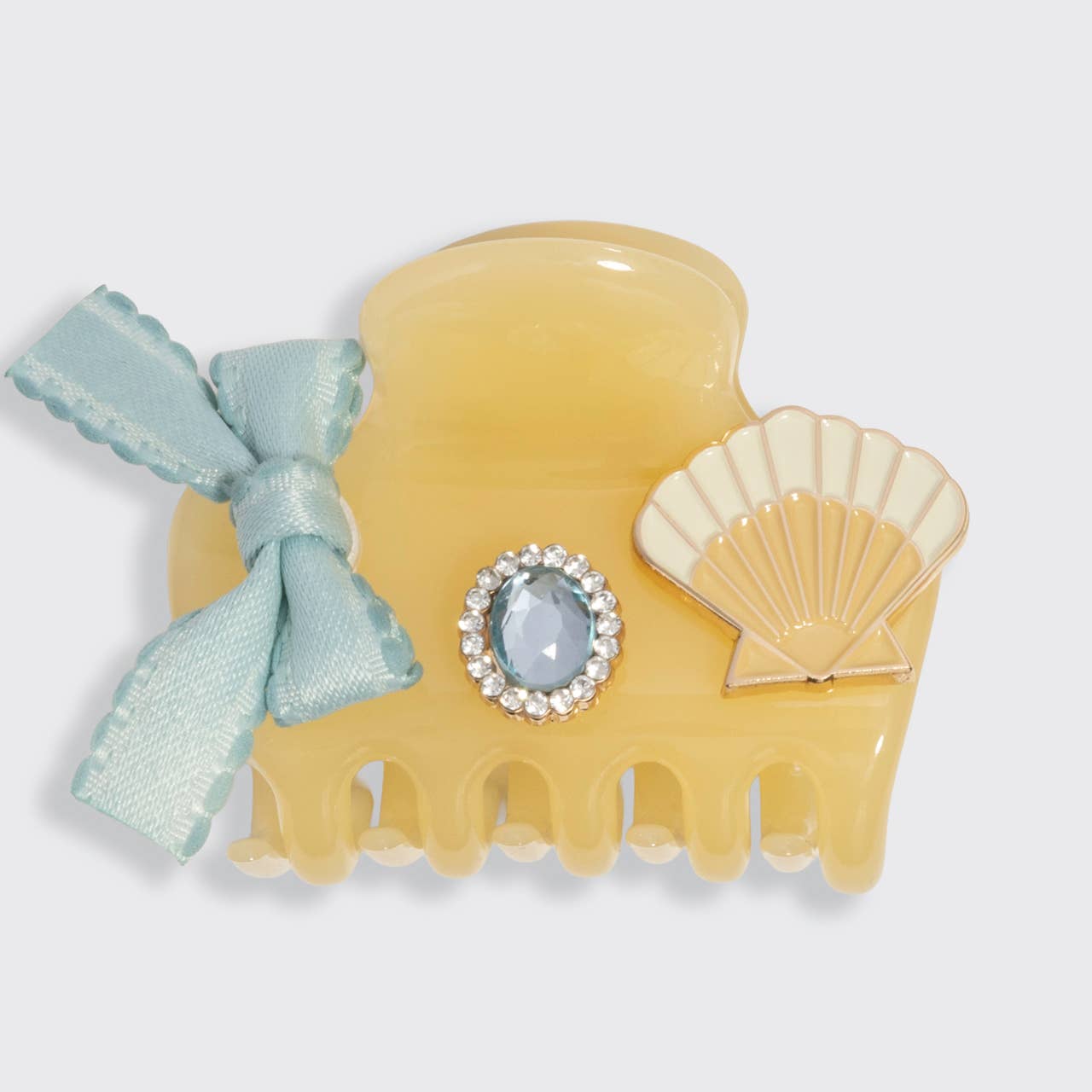 KitschPop™ Cloud Clip 7pc Set Coastal Cottage - Butter Yellow -