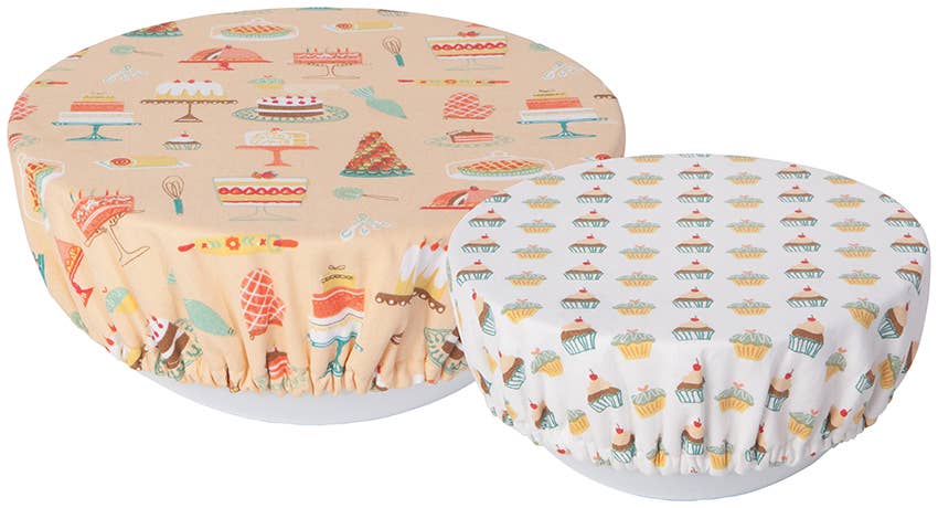 Cake Walk Bowl Covers Set of 2 -