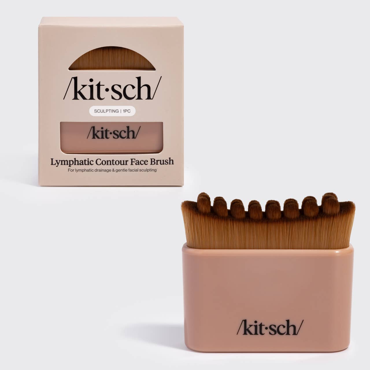 Lymphatic Contour Face Brush - Terracotta -
