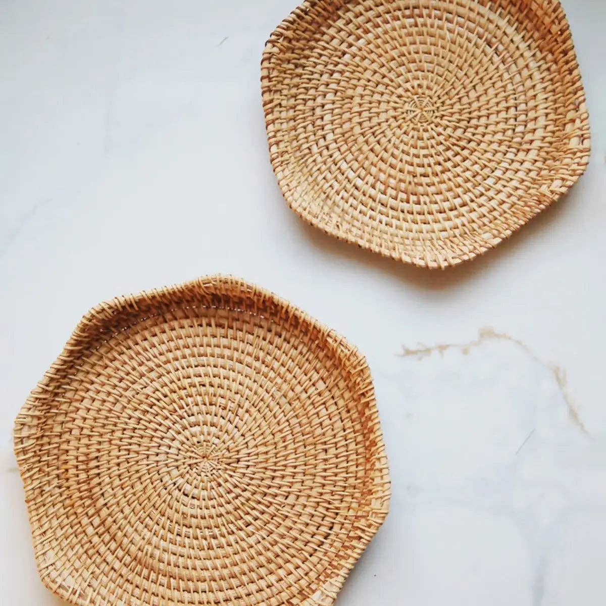 Natural Rattan Woven Tray -