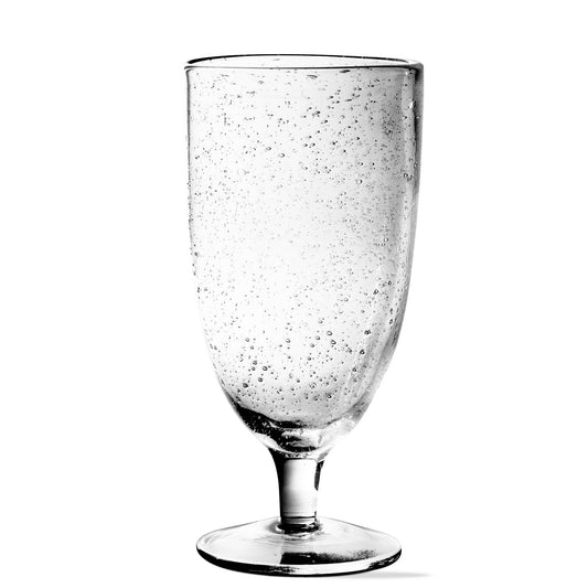 Bubble Glass Iced Tea Goblet Clear Everyday -