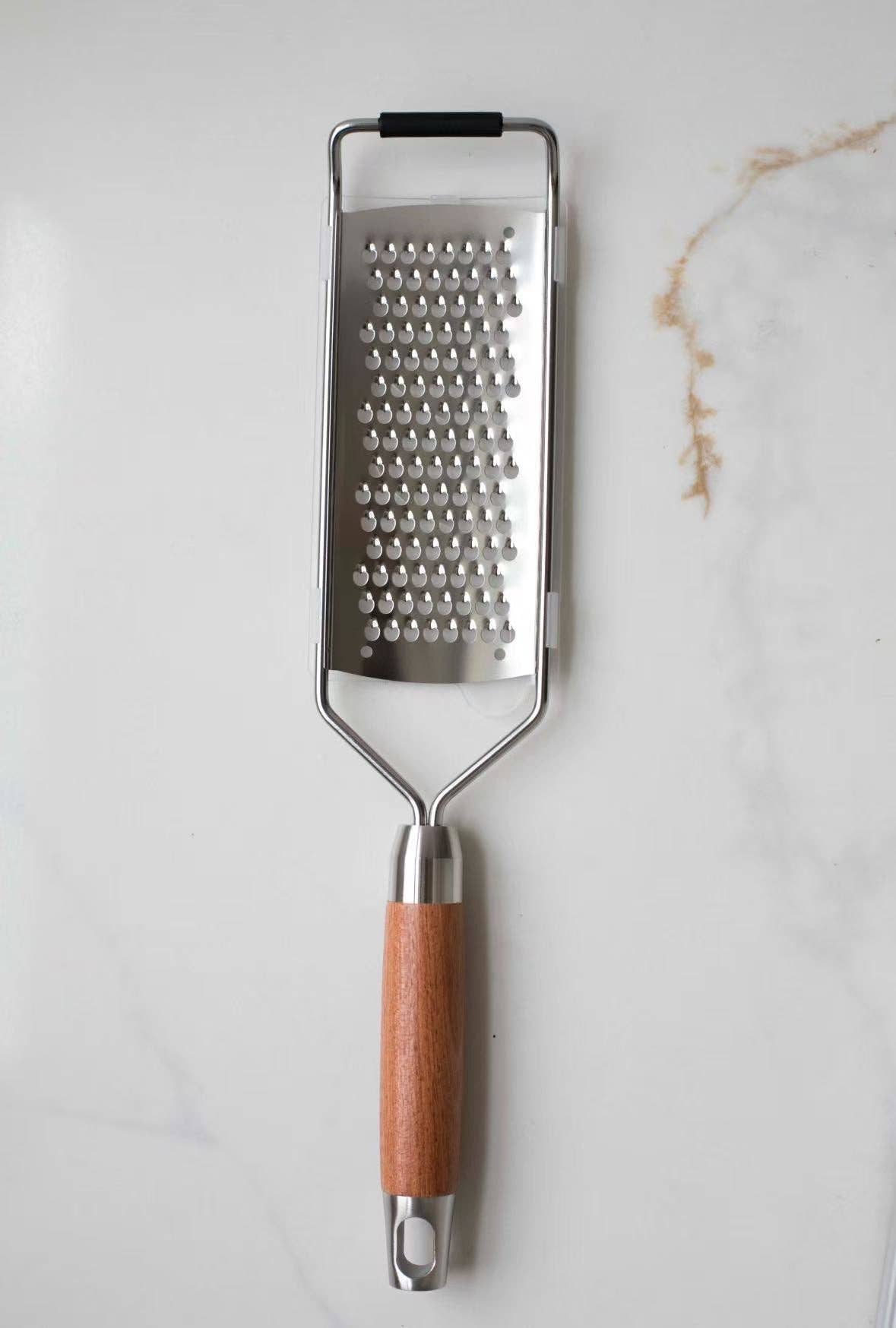 Cheese Grater with Walnut Wood Handle -