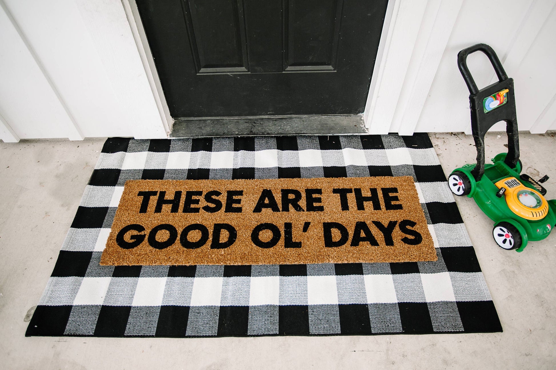 XL Doormat | These are the good ol' days (New Length) -