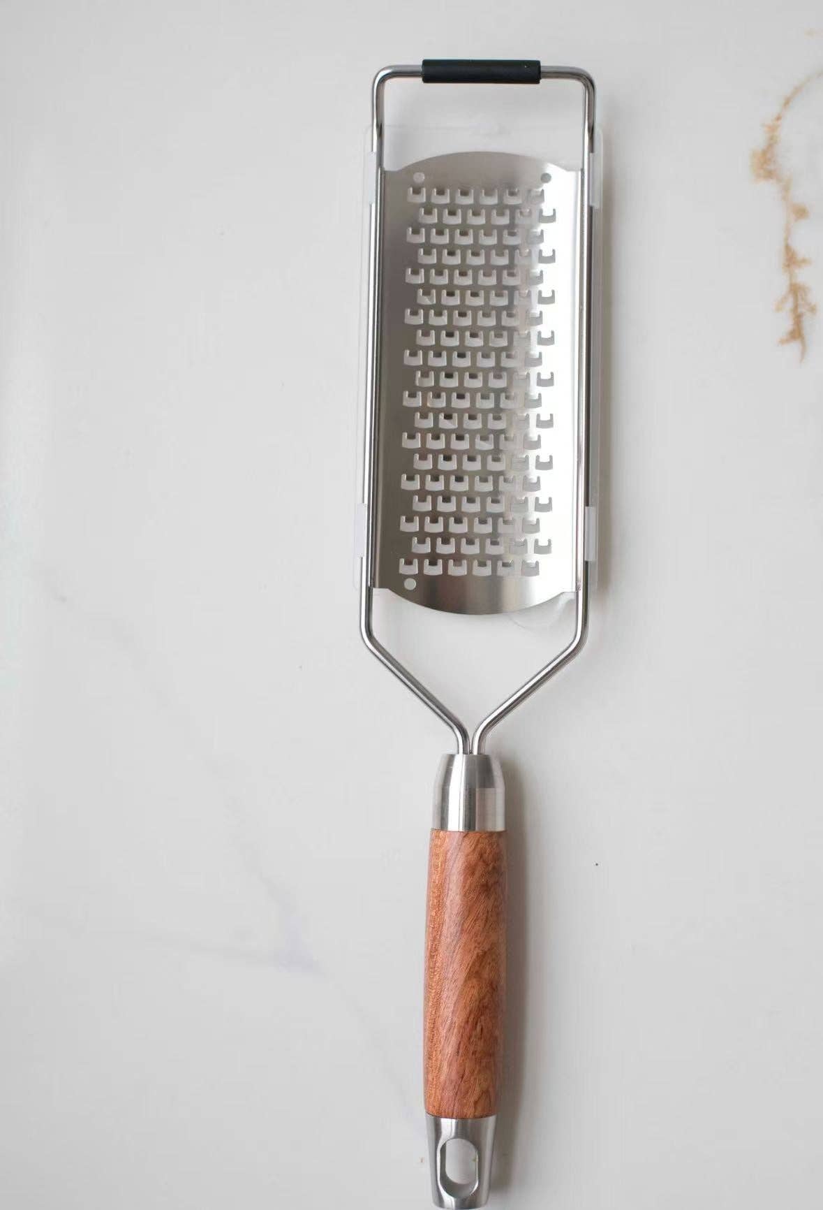 Cheese Grater with Walnut Wood Handle -