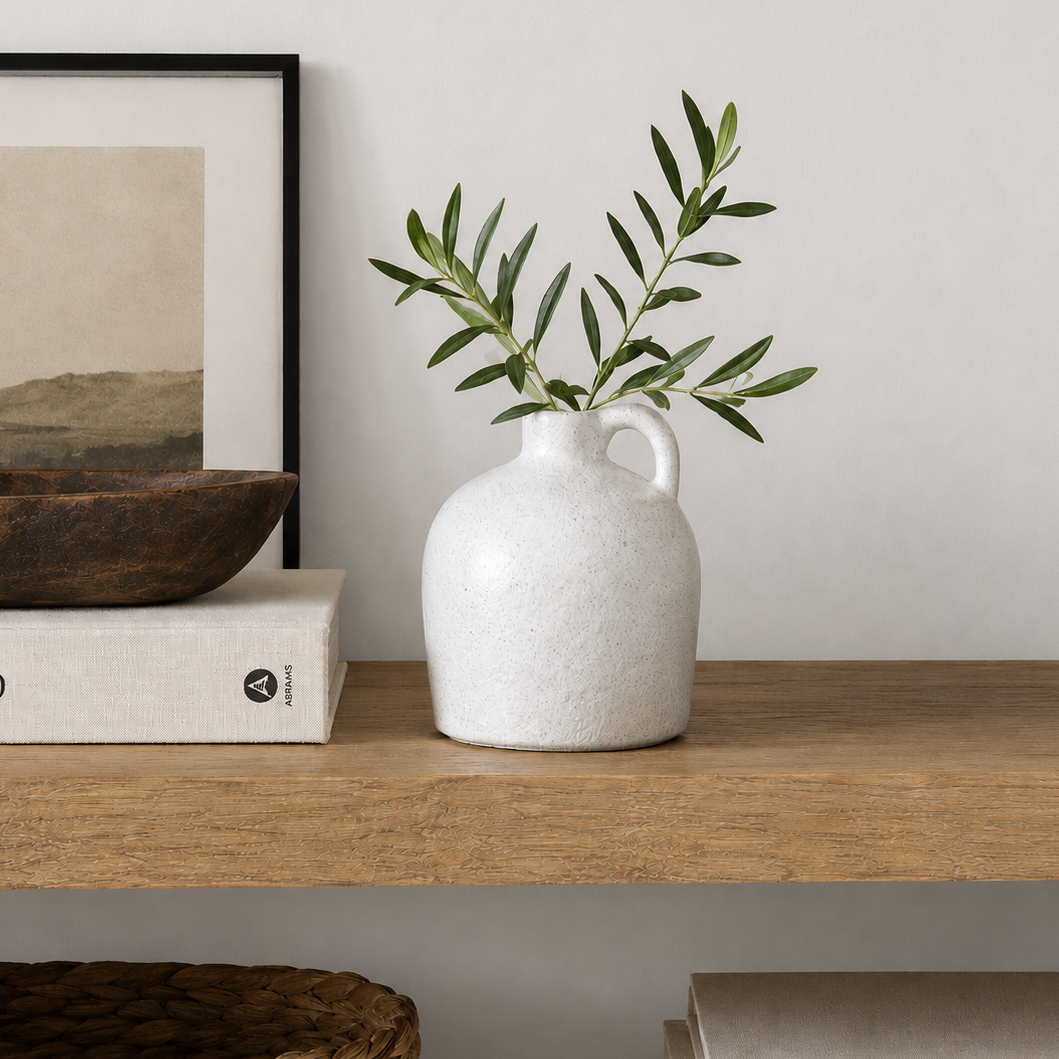 Turner White Ceramic Jug -