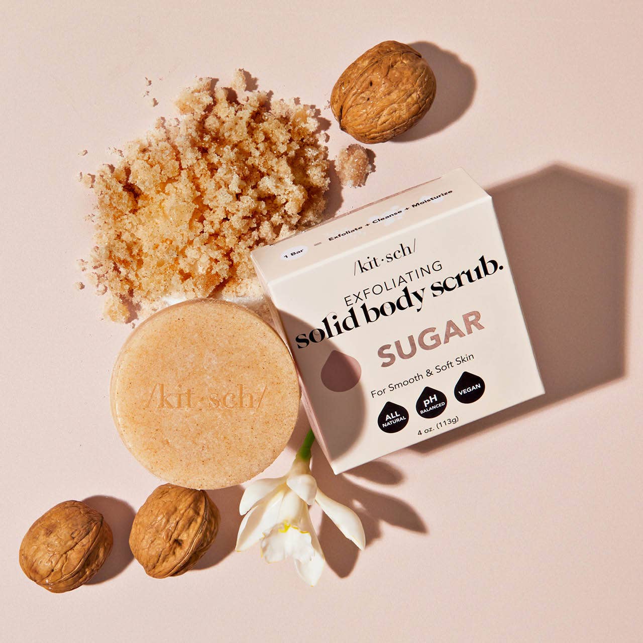 Sugar Exfoliating Body Scrub Bar -