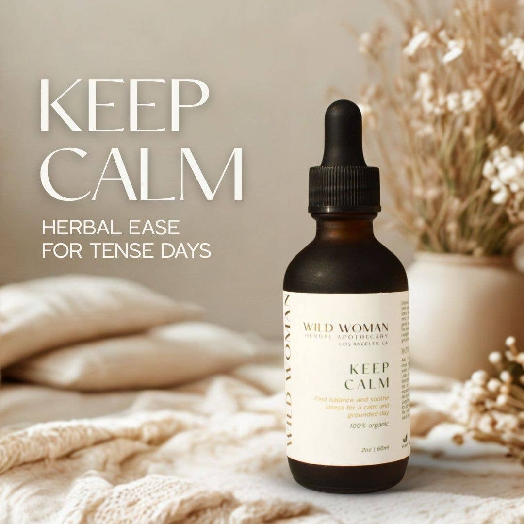 Keep Calm | Adaptogens & Nervines for Stress & Anxiety -