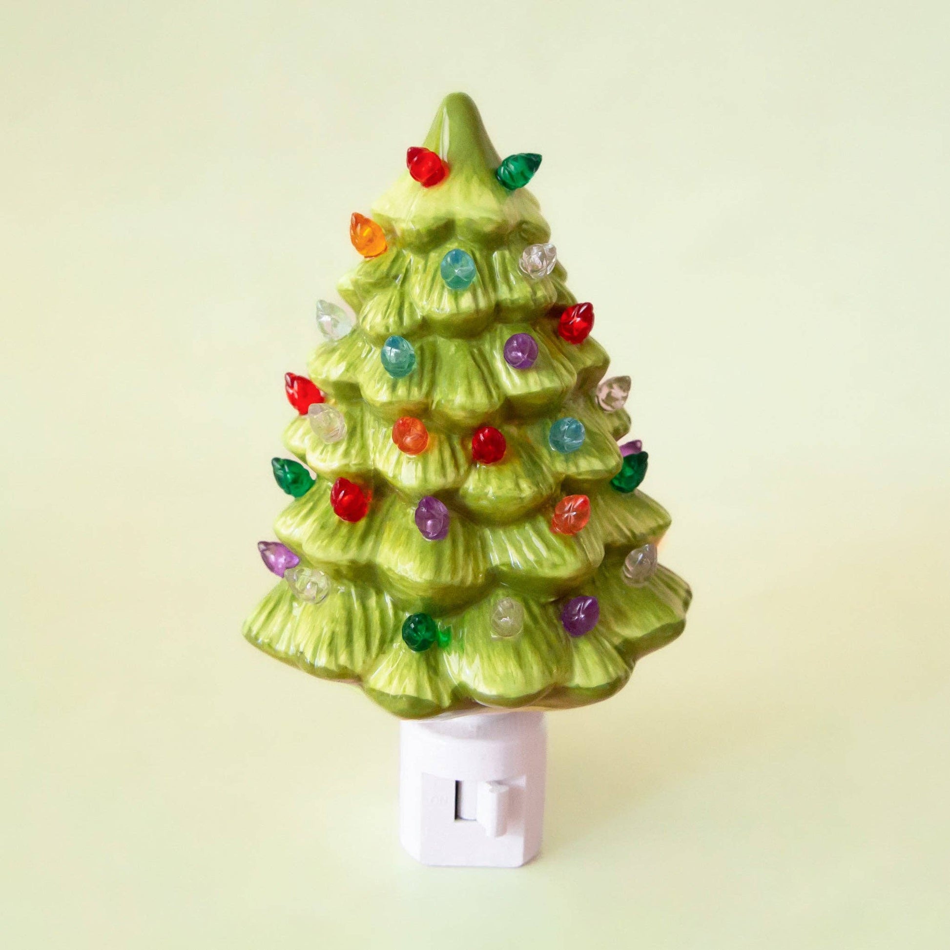 Vintage Tree Night Light | Retro Green -