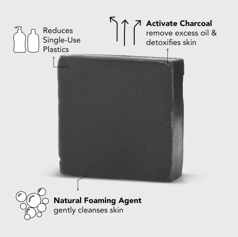 Charcoal Detoxifying Solid Body Wash -