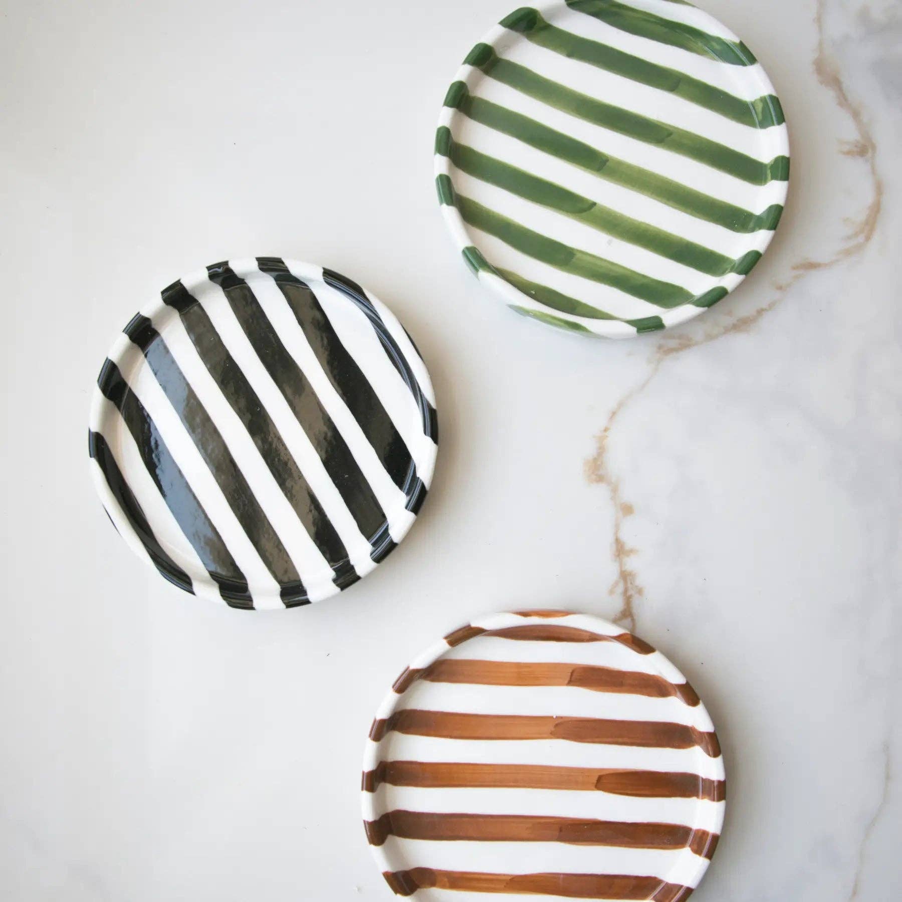 Striped Plates -