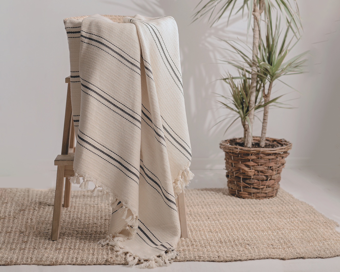 Minimalist 100% Cotton Throw Blankets & Bedspreads - Blankets